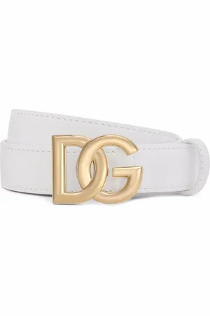 Dolce & Gabbana DG-logo leather belt