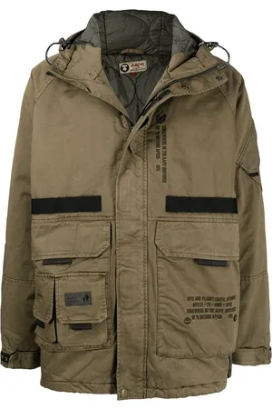 A Bathing Ape Multiple-pocket hooded jacket