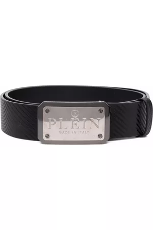 Philipp Plein Logo-buckle leather belt