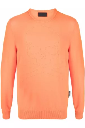 Philipp Plein Fine-knit skull-motif jumper