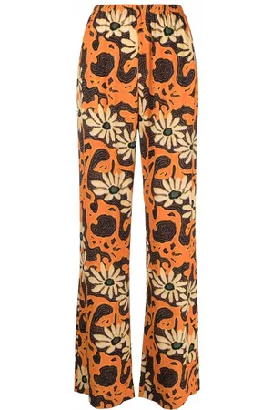 Nanushka Floral wide-leg trousers