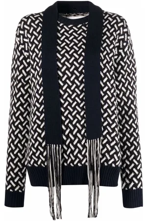 Jil Sander Scarf-detail wool jumper