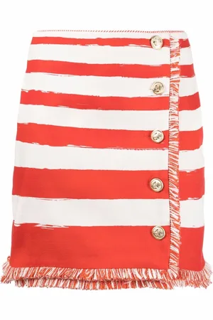 ZIMMERMANN Postcard striped skirt