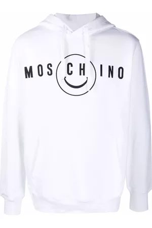 Moschino Logo-print organic-cotton hoodie