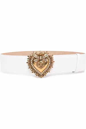 Dolce & Gabbana Heart logo plaque belt