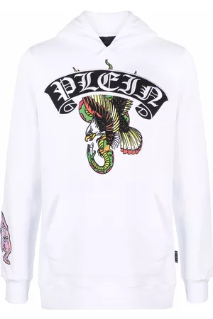 Philipp Plein Logo-print pullover hoodie
