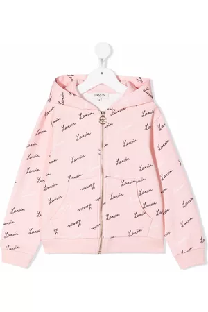 Lanvin Logo-print zip-up hoodie