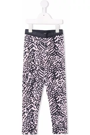 Kenzo Animal-print cotton leggings