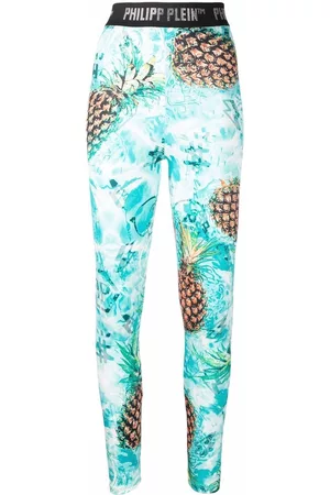 Philipp Plein Pineapple skied leggings