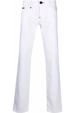 Philipp Plein Mid-rise straight-cut jeans