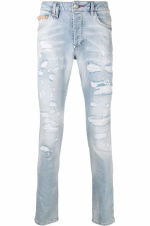 Philipp Plein Ripped skinny jeans