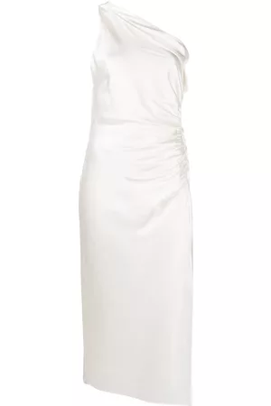 Michelle Mason Asymmetric gathered dress