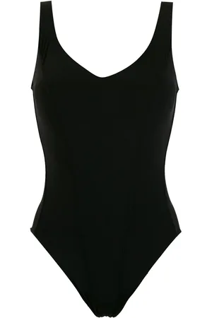 AMIR SLAMA V-neck open-back swimsuit