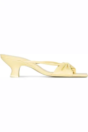 By Far Freya 50mm ruched sandals