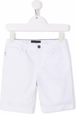 Emporio Armani Logo-plaque denim shorts