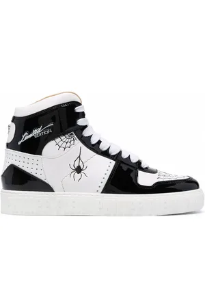 Philipp Plein Leather high-top sneakers