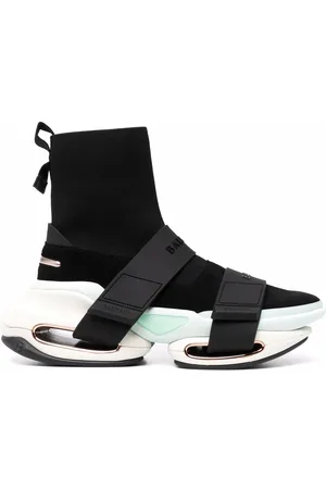 Balmain B-Bold touch-strap sneakers