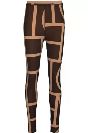 Totême High-waisted monogram leggings