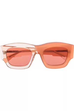 KUBORAUM C8 two-tone square-frame sunglasses