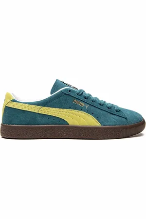 PUMA Suede VTG " Coral/Yellow Alert" sneakers