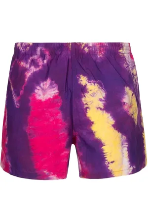 T.U.K. Men Swim Shorts - Shibori swim shorts