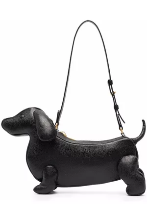 Thom Browne Hector pebbled leather shoulder bag