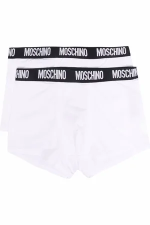Moschino Logo-waistband stretch-cotton boxers