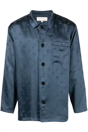 FLEUR DU MAL Jacquard silk pyjama top