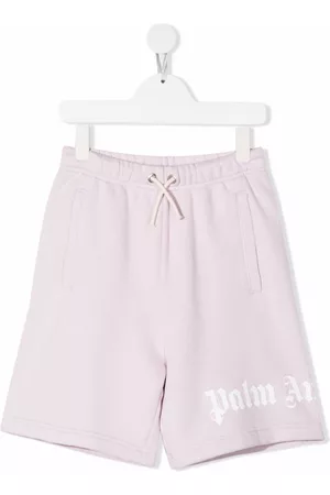 Palm Angels Logo-print track shorts