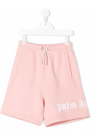 Palm Angels Logo-print track shorts