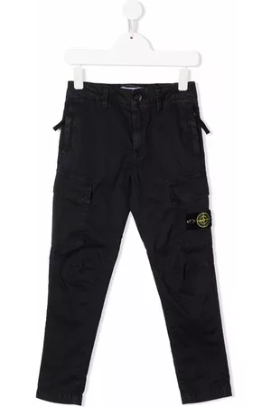 Stone Island Side logo-patch trousers