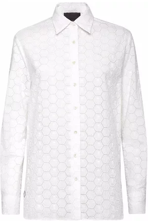 Philipp Plein Long-sleeve lace shirt