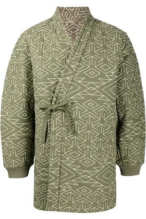 Maharishi Reversible padded wrap jacket