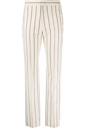 Isabel Marant Stripe-print slim-fit trousers