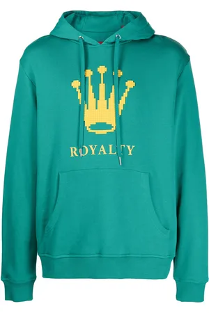 MOSTLY HEARD RARELY SEEN Crown graphic-print pullover hoodie