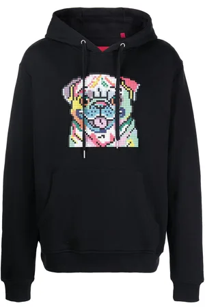 MOSTLY HEARD RARELY SEEN Rainbow Pug pullover hoodie