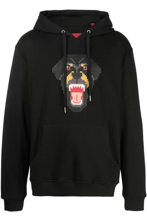 MOSTLY HEARD RARELY SEEN Rottweiler graphic-print pullover hoodie