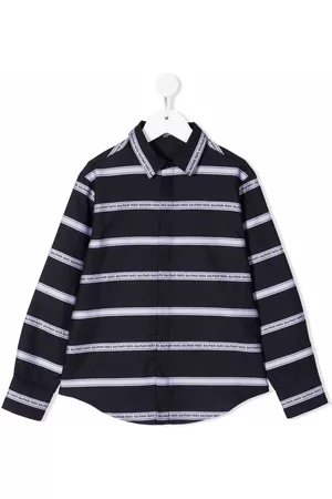 Balmain Logo-print striped shirt