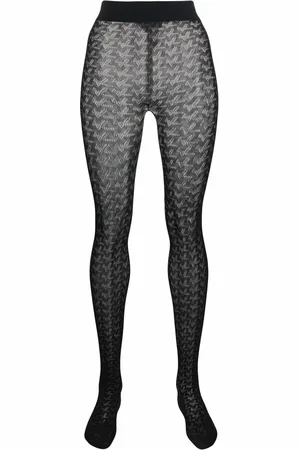Zadig & Voltaire Monogram-embroidered tights