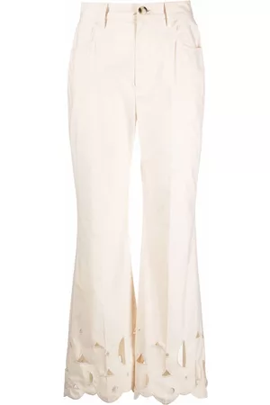 Nanushka Embroidered flared trousers