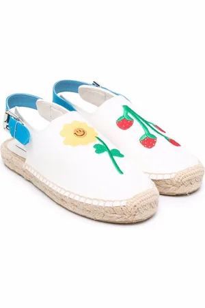 Stella McCartney Embroidered slingback sandals