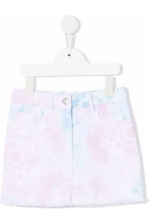 Chiara Ferragni Tie-dyed denim skirt