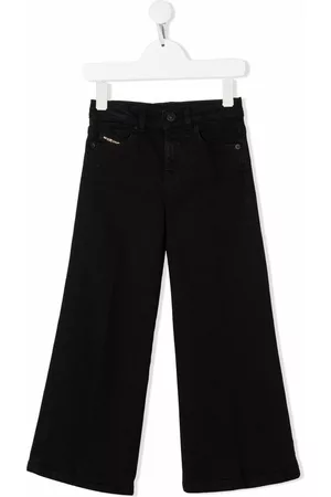 Diesel Logo-print wide-leg jeans