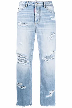 Dsquared2 Distressed straight-leg jeans