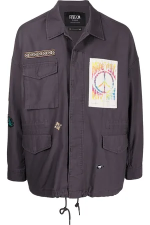 FIVE CM Patch detail cotton jacket