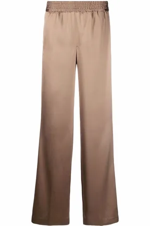 PT Torino Wide-leg elasticated trousers