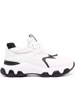 Hogan Logo-patch lace-up sneakers