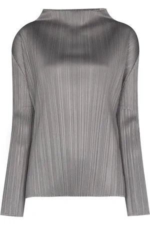 PLEATS PLEASE ISSEY MIYAKE Cowl-neck top