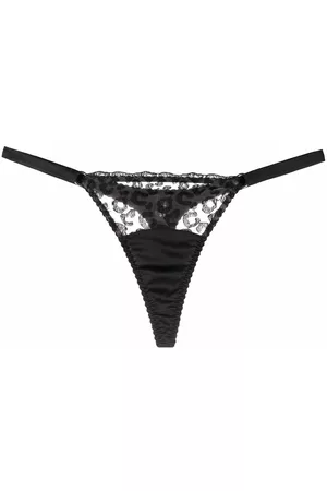 Fleur of England Kittie lace-panelled thong