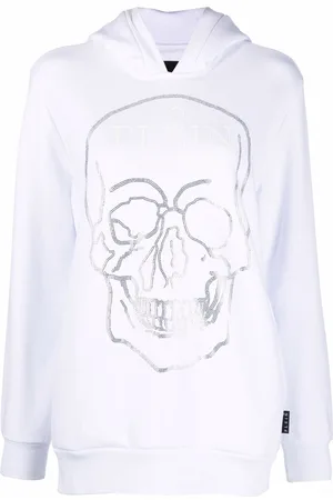 Philipp Plein Crystal Skull long-sleeve hoodie